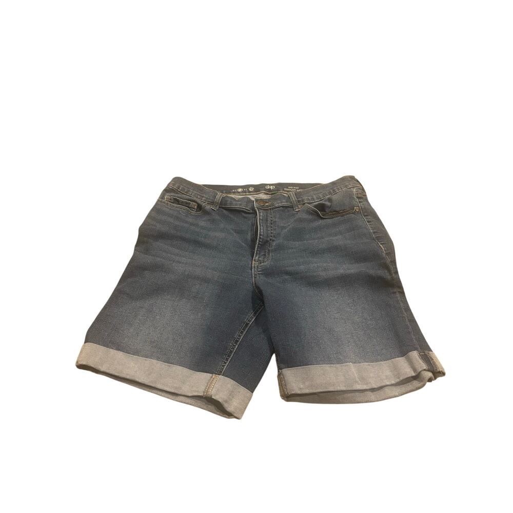 Dip mid-rise cuffed Women's Denim Shorts Size 16
